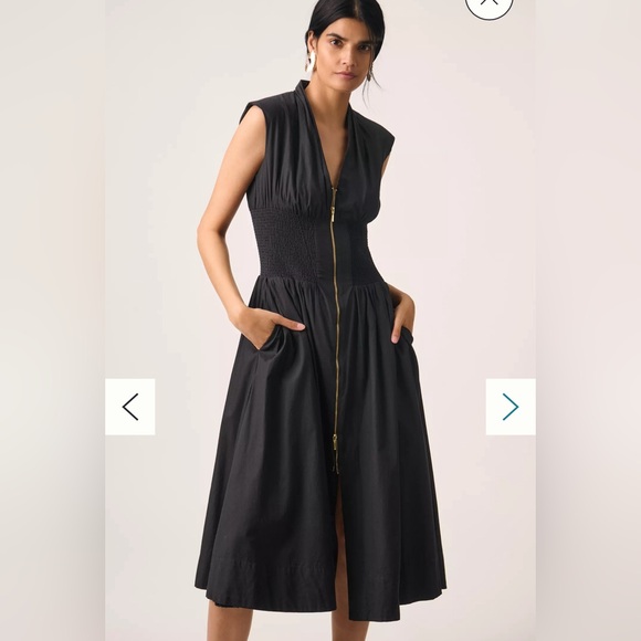 Anthropologie Dresses & Skirts - Anthropologie Black Midi Dress